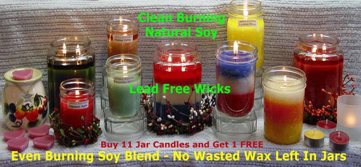 highly scented soy candles
